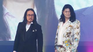 笑い飯西田＆鈴木Q太郎、セクシーなイケオジに大変身で堂々ランウェイ「ジョニー・デップやん」