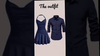Dressed in matching vibes, walking through life side by side. 💙✨" #ytshorts #fashion #couple #style