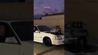 Blown monster VK driveway burnout