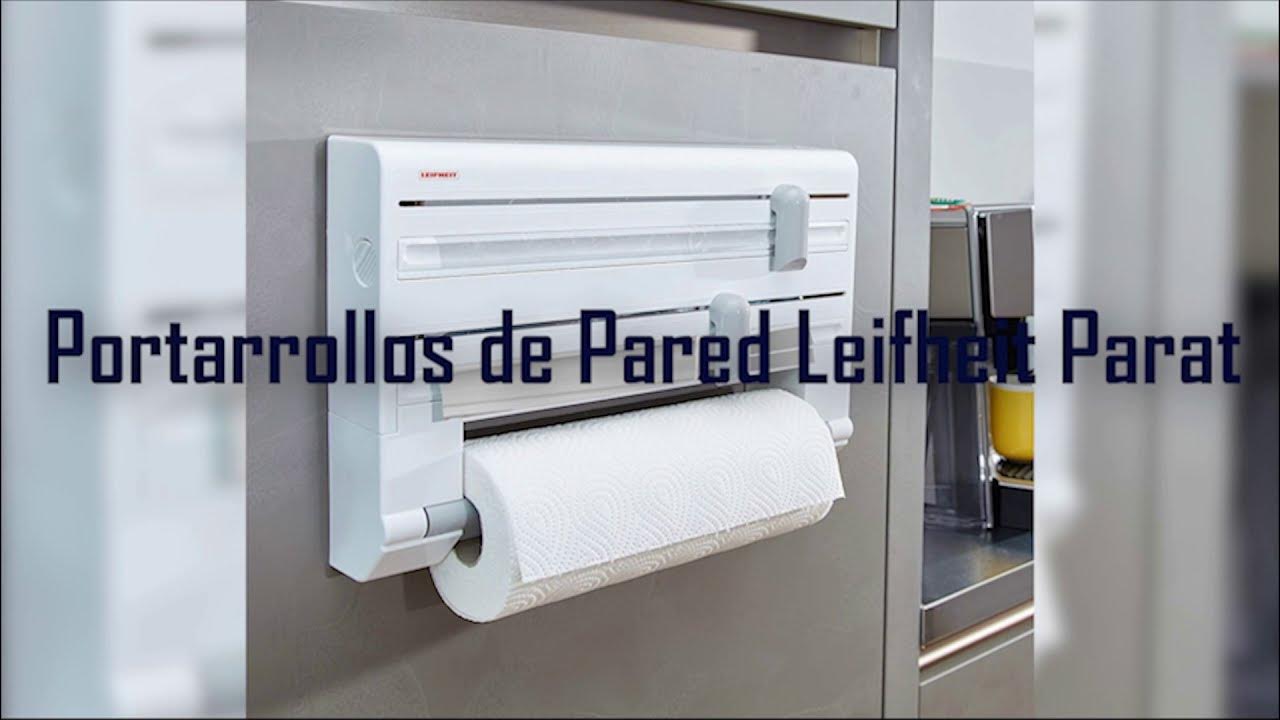 Confortime - Portarrollo de papel de cocina acero inoxidable