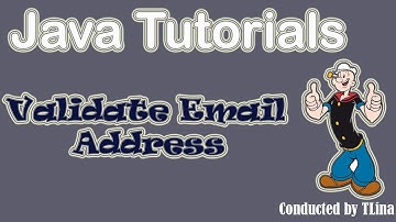 How to Validate Email Address Using Java language | Validate Email Address in Java