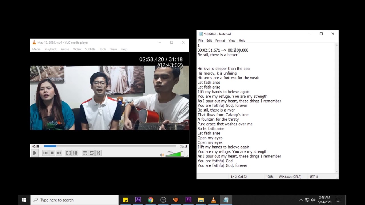 Lyrics Subtitle Tutorial YouTube