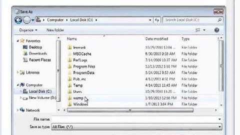 Testing Your Wamp Server