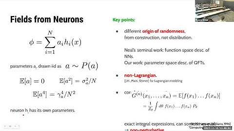 Jim Halverson - Building Quantum Field Theories Out of Neurons - 11-10-21