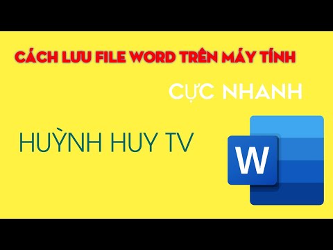 Video Cách lưu file word 2016 trên máy tính cực dễ trong 2... - youtube