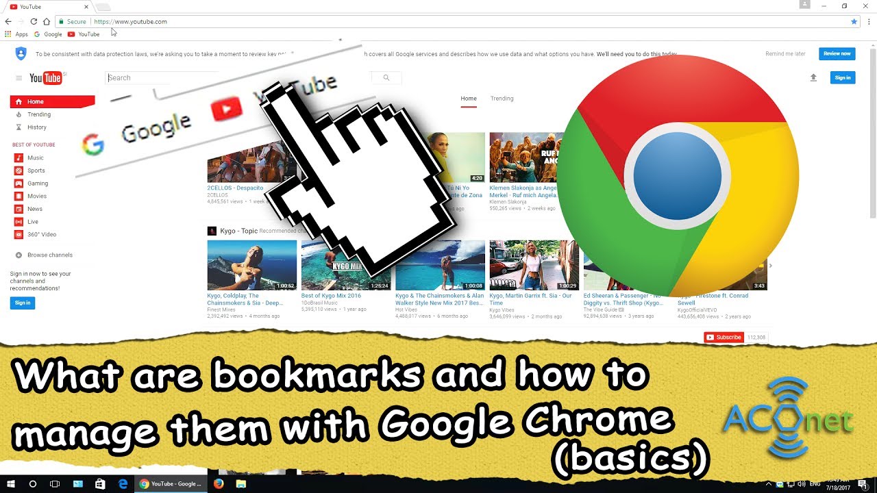 What are bookmarks and how to manage them with Google Chrome (basics ...