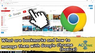 What are bookmarks and how to manage them with Google Chrome (basics)