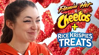 Making Flamin’ Hot Cheeto Rice Krispie Treats | Will it Rice Krispie?