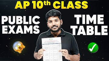 AP 10th Class Public Exams Time Table 2026 OUT 🔥