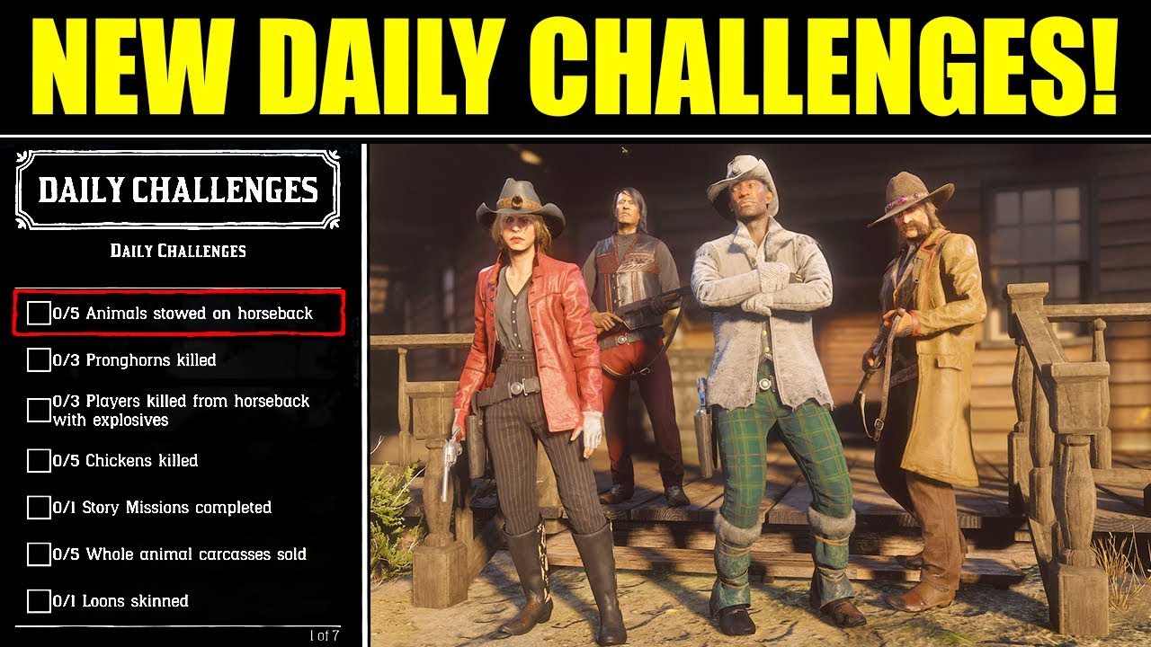 April 8 Red Dead Online Daily Challenges List (4/8/19) New Daily
