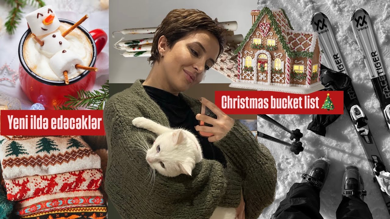 Dekabrda nələr etməli? | Christmas bucket list | Yeni il dekoru, Advent calendar, izlənəcək filmlər