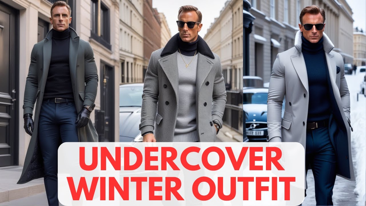 🌆🕶️ Undercover Special Agent Casual Winter Outfits: Special Macho Men ...
