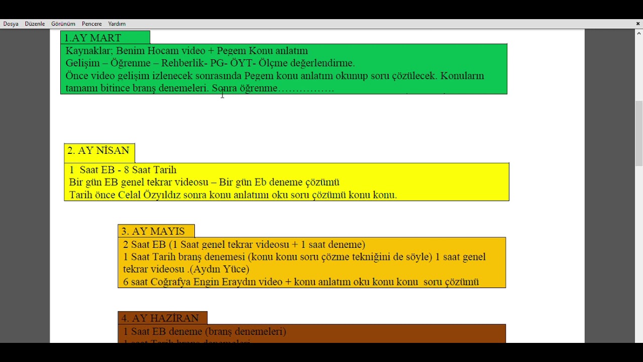 Son 5 Ayda KPSS'yi halletme programı!!! #kpss2021 #kpss #2021kpss #kpsstarih #kpsscoğrafya #Dikab