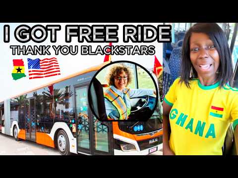 A bus driver in the US gave a Ghanaian free ride, in the name of she supports Blackstar's
