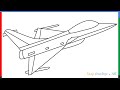 How to draw a fighter jet step by step for beginners