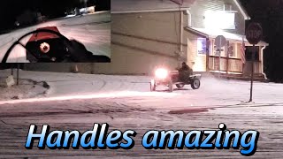 Hot Rod Tractor is a Drift Machine. Crazy Race Mower Street Drifting in Snow by Diesel Fuel Network  2,549 views 3 months ago 21 minutes