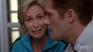 glee but make it just sue sylvester insulting mr schue's hair