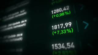 Beautiful Business Stock Market And Exchange Background Video