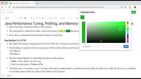 Evernote web highlight
