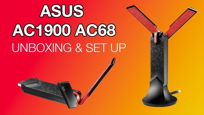 Unboxing, & Setup Asus USB-AC68 Adapter - YouTube