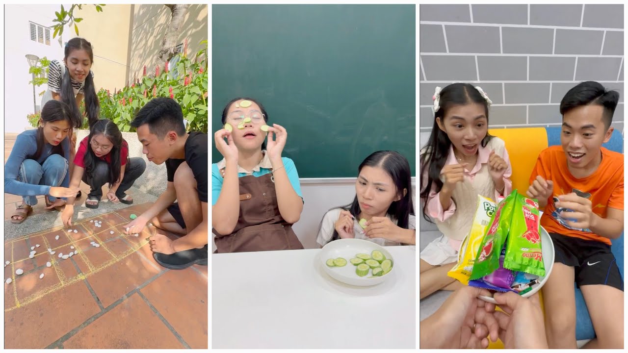 Bad girl stealing money 💵 Eat wrong cucumber face mask 🥒 SunnyTv 