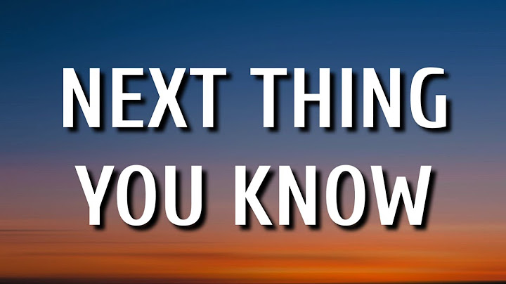 Jordan Davis - Next Thing You Know (Lyrics)