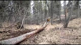 Lyle West Logging with the John Deere 440 Diesel Dozer