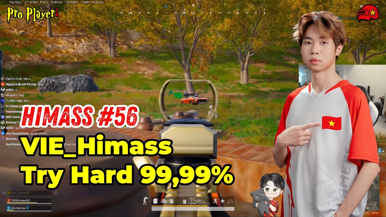 PUBG PC I AGAL_Himass #56 I VIE_Himass try hard 99,99% công lực