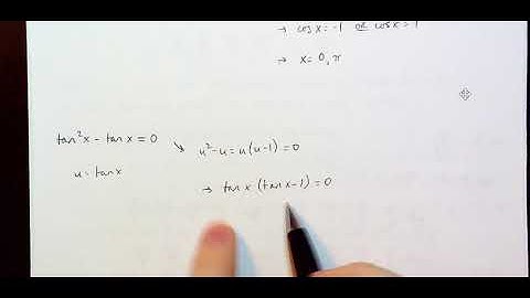 Precalculus - Trig Equations Part II