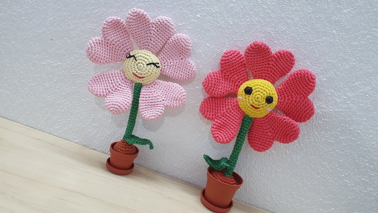 FLOR A CROCHET SUPER FACIL/Los Amigurumis De Roolexitho 