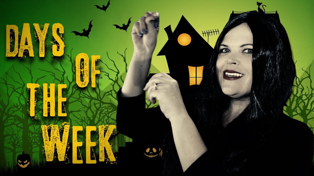 Days Of The Week  Addams Family Parody  Fun songs for Big Kids Preschoolers and Toddlers