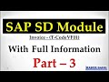 SAP SD Module Part 3 : What is invoice