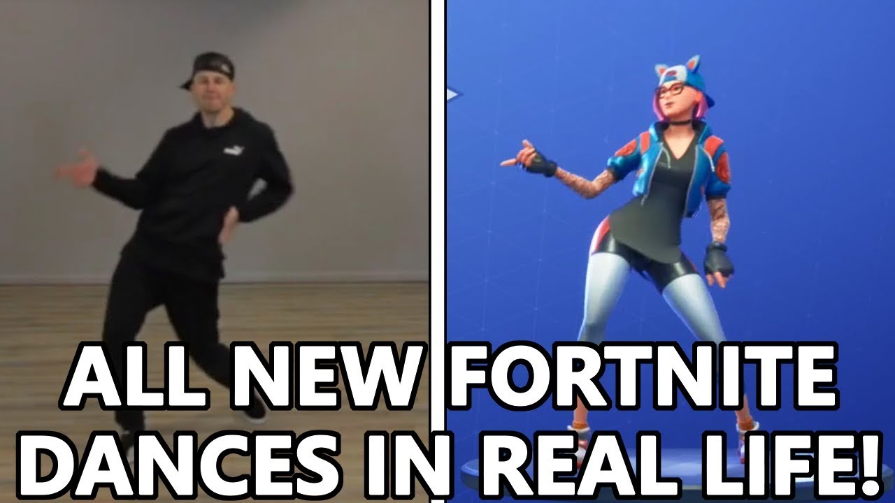 ALL *NEW* FORTNITE DANCES IN REAL LIFE! (Free Flow, Shimmer & MORE) - ALL *NEW* FORTNITE DANCES IN REAL LIFE! (Free Flow, Shimmer & MORE)