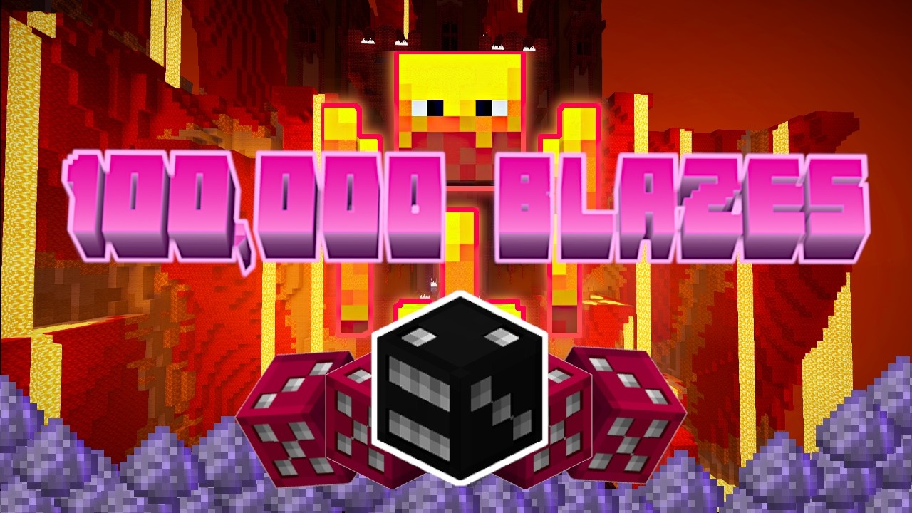 Добыча с 100 000 T4 Blaze Slayer (Hypixel Skyblock)