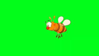 honey bee#green screen with fun