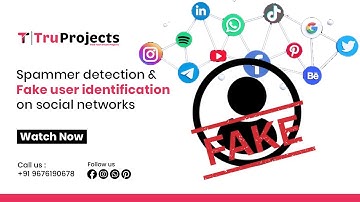 Spammer detection and Fake user identification on social networks || BTECH MAJOR PROJECTS