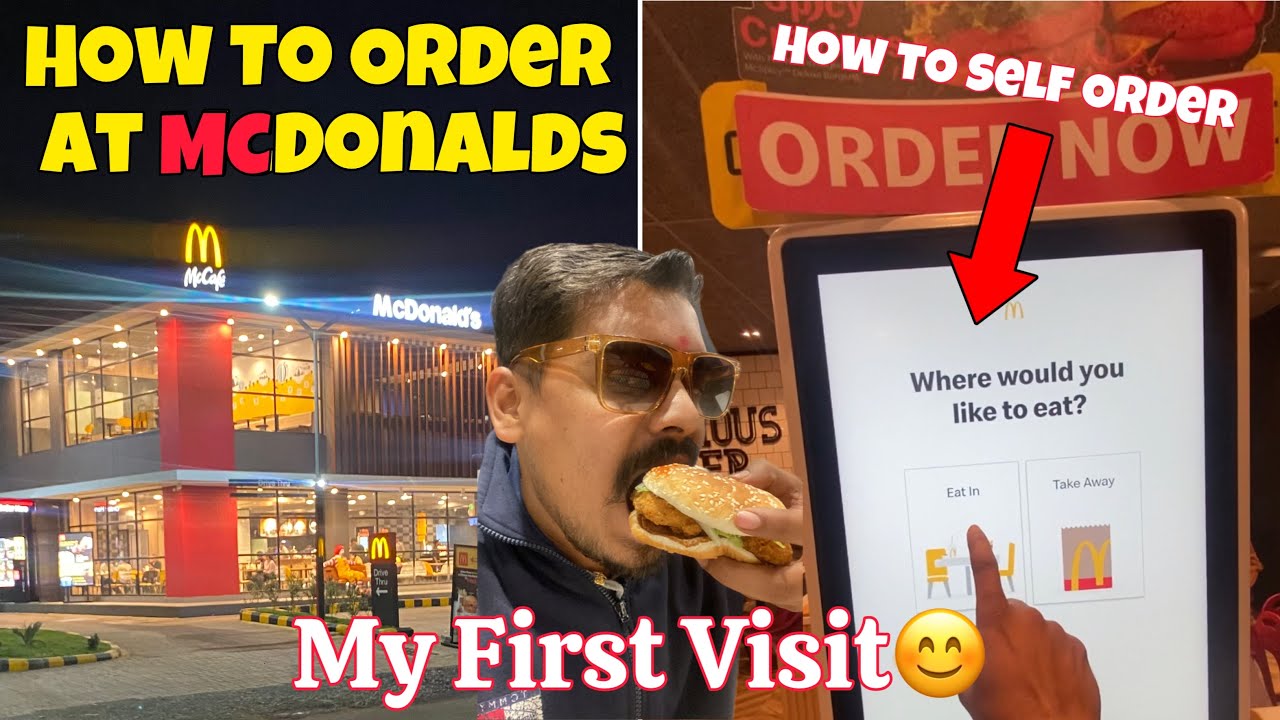 🍔How To Order At McDonald's | 😍My First Visit at McDonald | New Way To ...