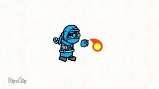 Fireball attack animation