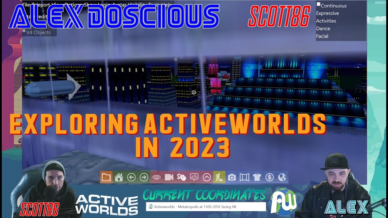 Exploring ActiveWorlds in 2023 - The matrix BEFORE 