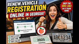 How to renew vehicle registration online in Georgia
