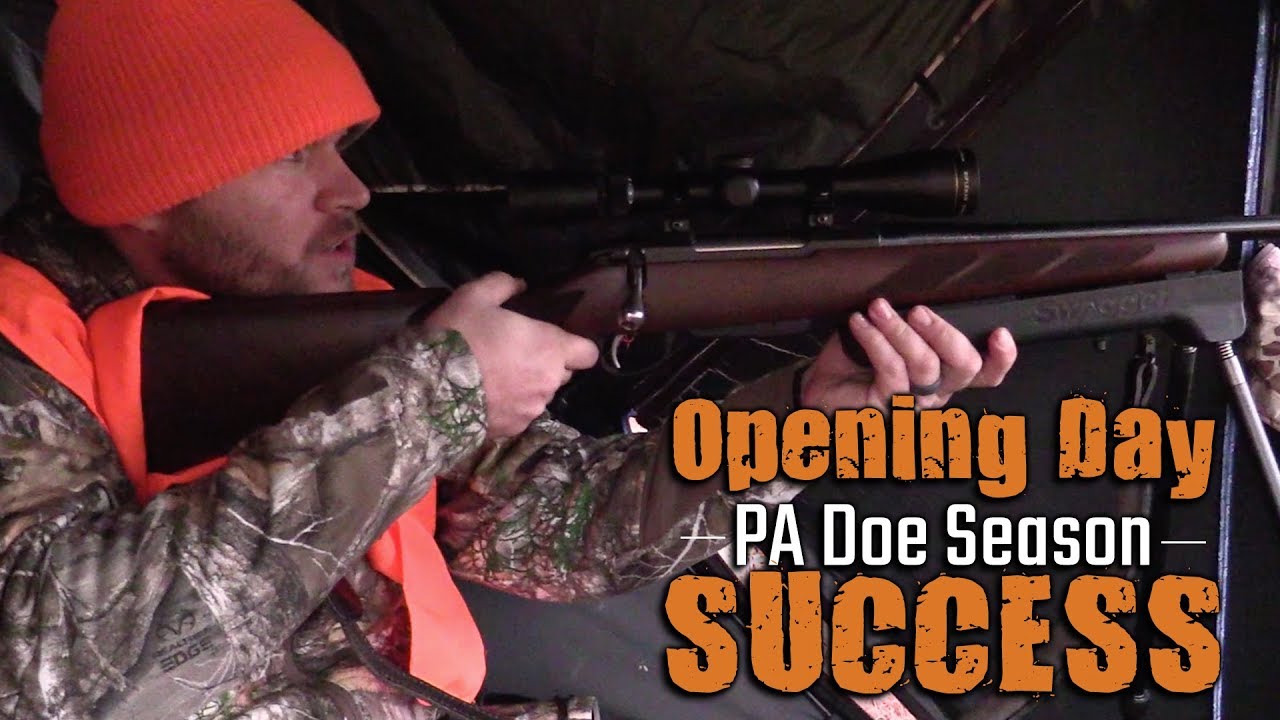 2018 Opening Day PA Doe Season Success YouTube