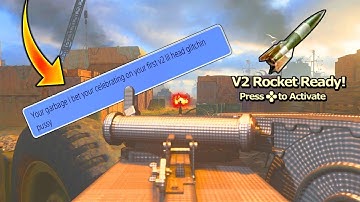 DROPPING A V2 ROCKET ON A TRASH TALKER..🚀 (TRASH TALKER EXPOSED) - COD WW2