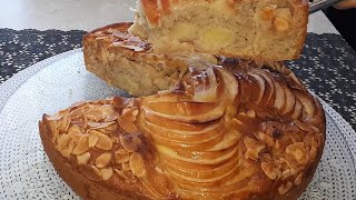 gâteau aux pommes كيكة بالتفاح 