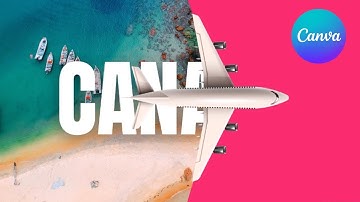 Travel Ad Intro | Canva Text Reveal Effect Animation Tutorial | Canva Video Editing