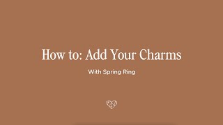How to Add Charms With A Spring Ring