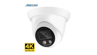 Asecam 8Mp (4K), 3.8Mm, Onvif (3840X2160, 15 Кадров В Секунду).