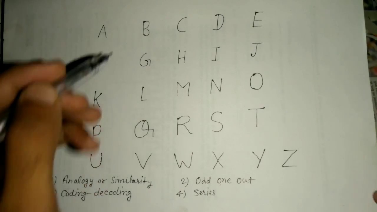 Alphabet Numbers Remembering trick / Alphabet के numbers याद करने का ...