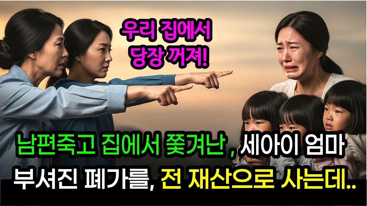 남편 죽자마자 집에서 쫓겨난 세 아이 엄마… 전 재산으로 산 폐가에서 ‘이것’을 발견했다ㅣ노후사연ㅣ사연라디오ㅣ오디오북