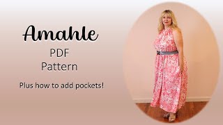 Amahle Pdf Pattern - Fast Easy Lovely Dress
