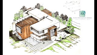 How to design like an architect - A modern home - beginner levels- By Mahdi Seddigh -02